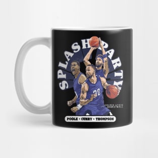 Steph Curry Klay Thompson & Jordan Poole Golden State Splash Party Mug